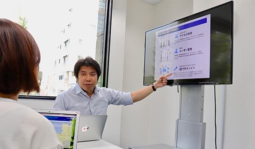 今後の発展が見込まれるクラウドサービスの営業をやってみたい、それが入社のきっかけ